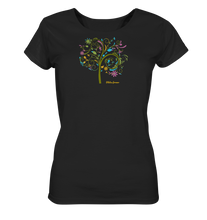 Lade das Bild in den Galerie-Viewer, Still unter fallenden Blüten sitzen - Ladies Organic Shirt