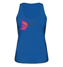 Lade das Bild in den Galerie-Viewer, Das Glück ist ein Schmetterling - Ladies Organic Tank-Top
