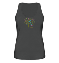 Lade das Bild in den Galerie-Viewer, Still unter fallenden Blüten sitzen - Ladies Organic Tank-Top