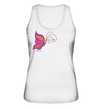 Lade das Bild in den Galerie-Viewer, Das Glück ist ein Schmetterling - Ladies Organic Tank-Top