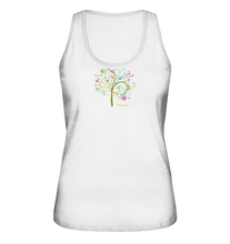 Lade das Bild in den Galerie-Viewer, Still unter fallenden Blüten sitzen - Ladies Organic Tank-Top