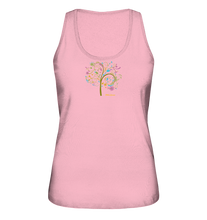 Lade das Bild in den Galerie-Viewer, Still unter fallenden Blüten sitzen - Ladies Organic Tank-Top