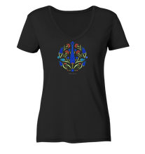 Lade das Bild in den Galerie-Viewer, Ein Bett im Kornfeld - Ladies Organic V-Neck Shirt