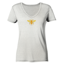 Lade das Bild in den Galerie-Viewer, Träume lassen fliegen - Ladies Organic V-Neck Shirt