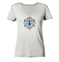 Lade das Bild in den Galerie-Viewer, Ein Bett im Kornfeld - Ladies Organic V-Neck Shirt