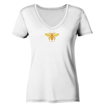 Lade das Bild in den Galerie-Viewer, Träume lassen fliegen - Ladies Organic V-Neck Shirt