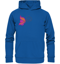 Lade das Bild in den Galerie-Viewer, Das Glück ist ein Schmetterling - Ladies Organic Basic Hoodie