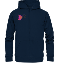 Lade das Bild in den Galerie-Viewer, Das Glück ist ein Schmetterling - Ladies Organic Zipper