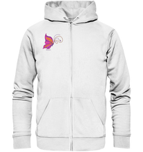 Lade das Bild in den Galerie-Viewer, Das Glück ist ein Schmetterling - Ladies Organic Zipper