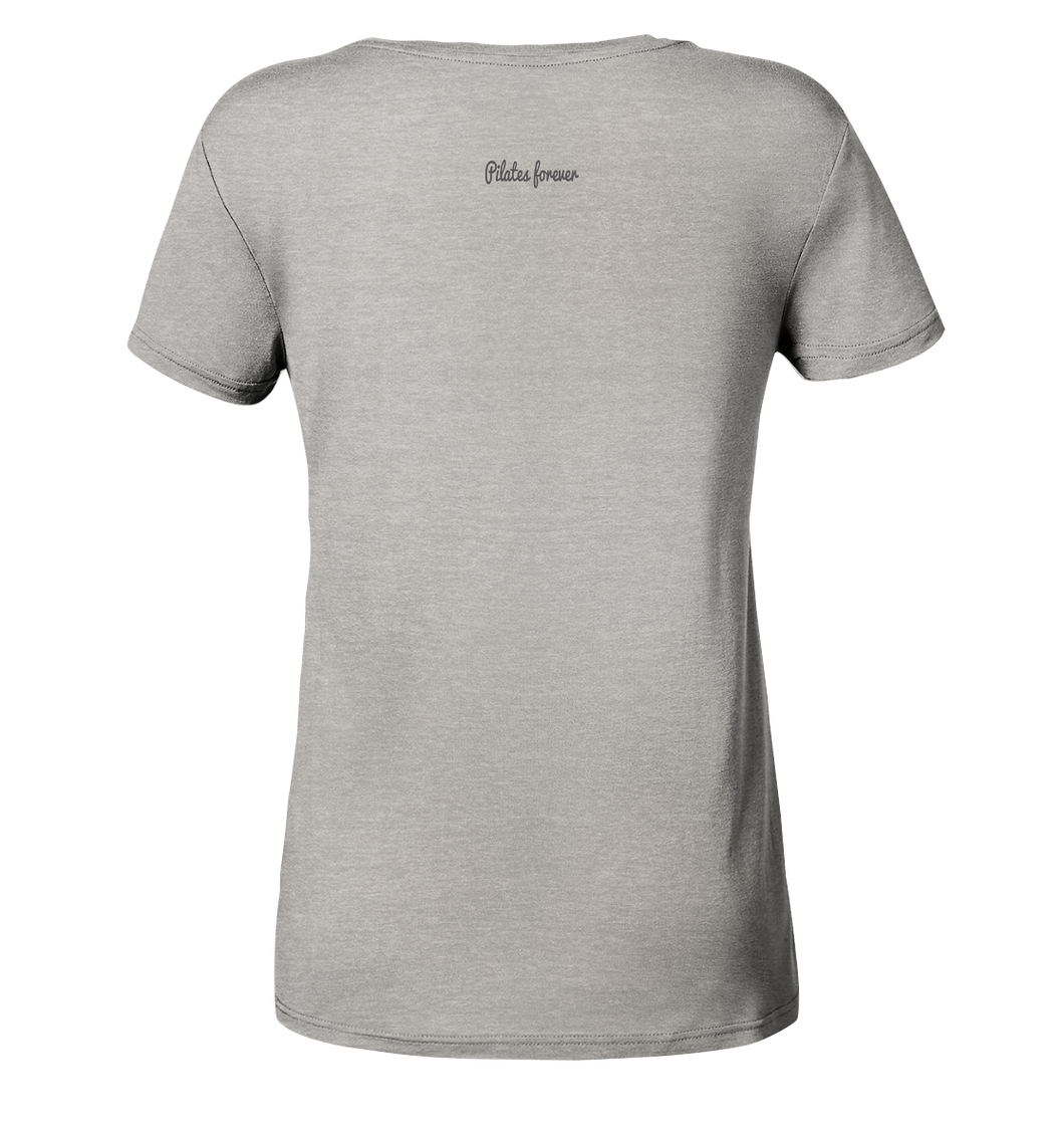 Weniger ist mehr. - Ladies Organic V-Neck Shirt