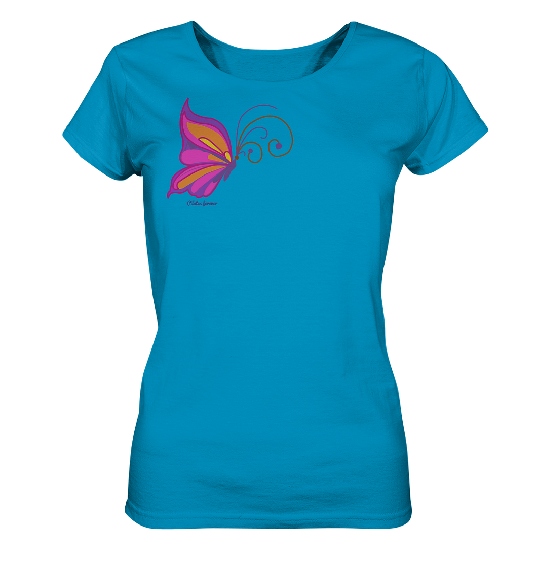 Das Glück ist ein Schmetterling  - Ladies Organic Shirt