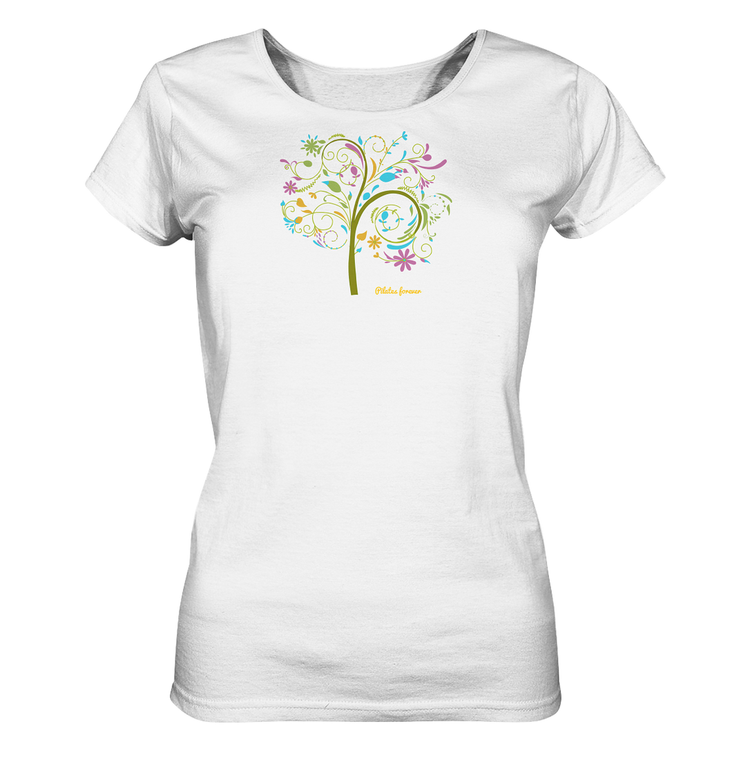 Still unter fallenden Blüten sitzen - Ladies Organic Shirt