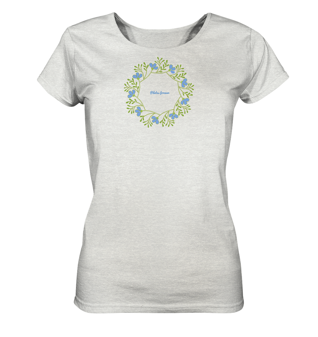 Das Glück ist ein Schmetterling  - Ladies Organic Shirt (meliert)