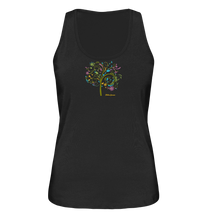 Lade das Bild in den Galerie-Viewer, Still unter fallenden Blüten sitzen - Ladies Organic Tank-Top
