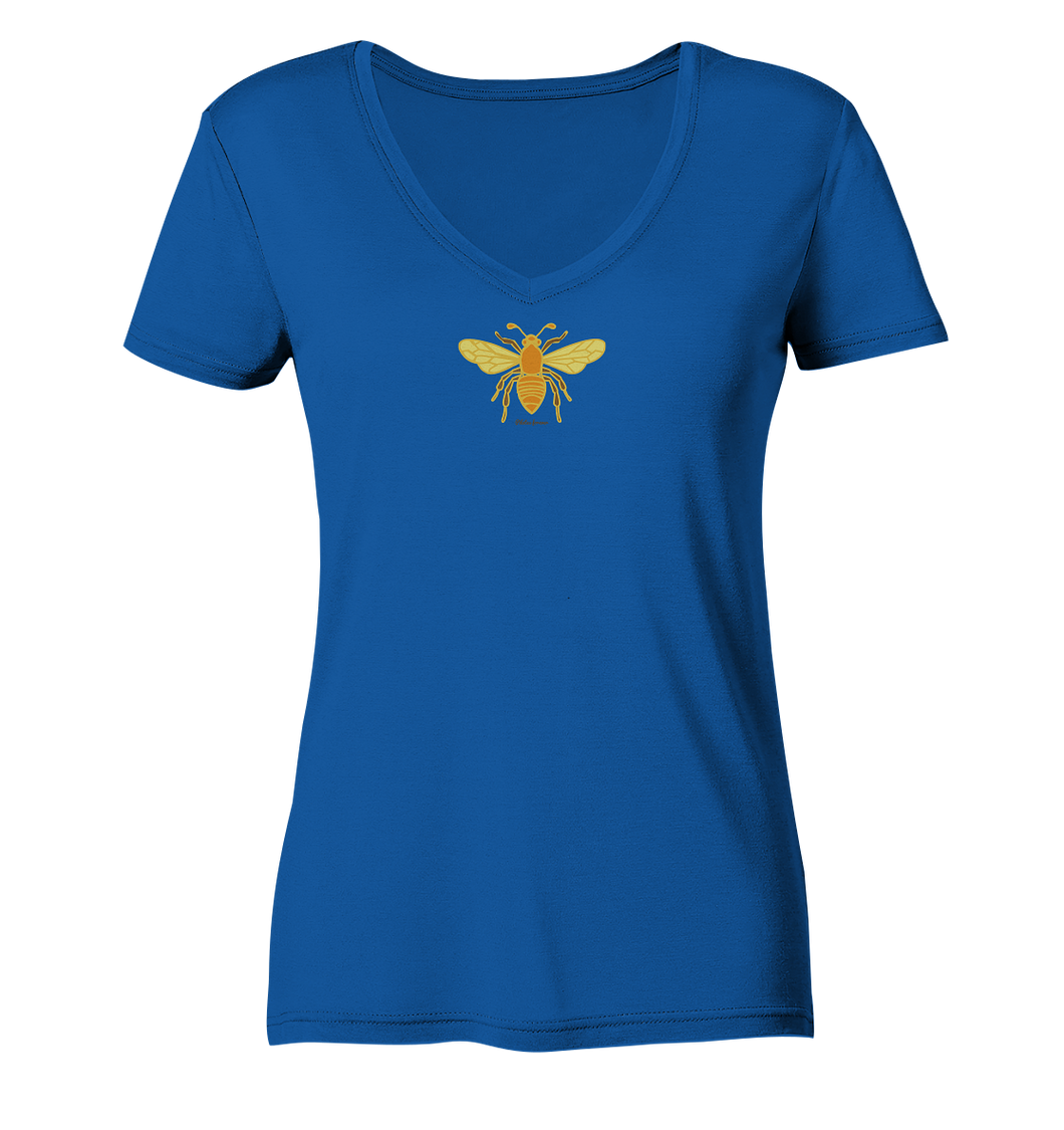 Träume lassen fliegen  - Ladies Organic V-Neck Shirt