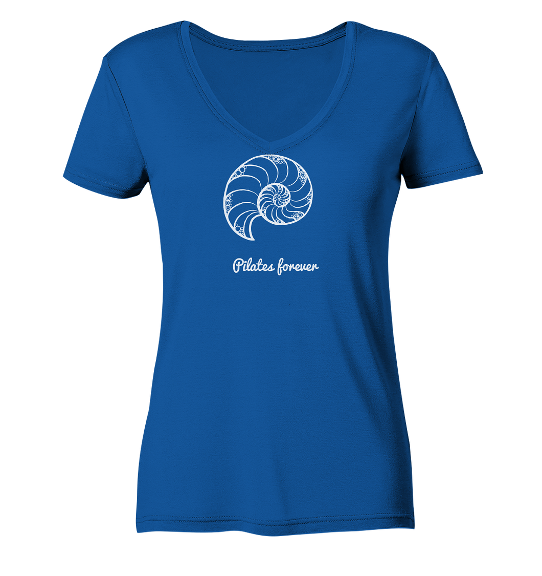 In der Ferne rauscht das Meer - Ladies Organic V-Neck Shirt