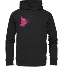 Lade das Bild in den Galerie-Viewer, Das Glück ist ein Schmetterling  - Ladies Organic Basic Hoodie
