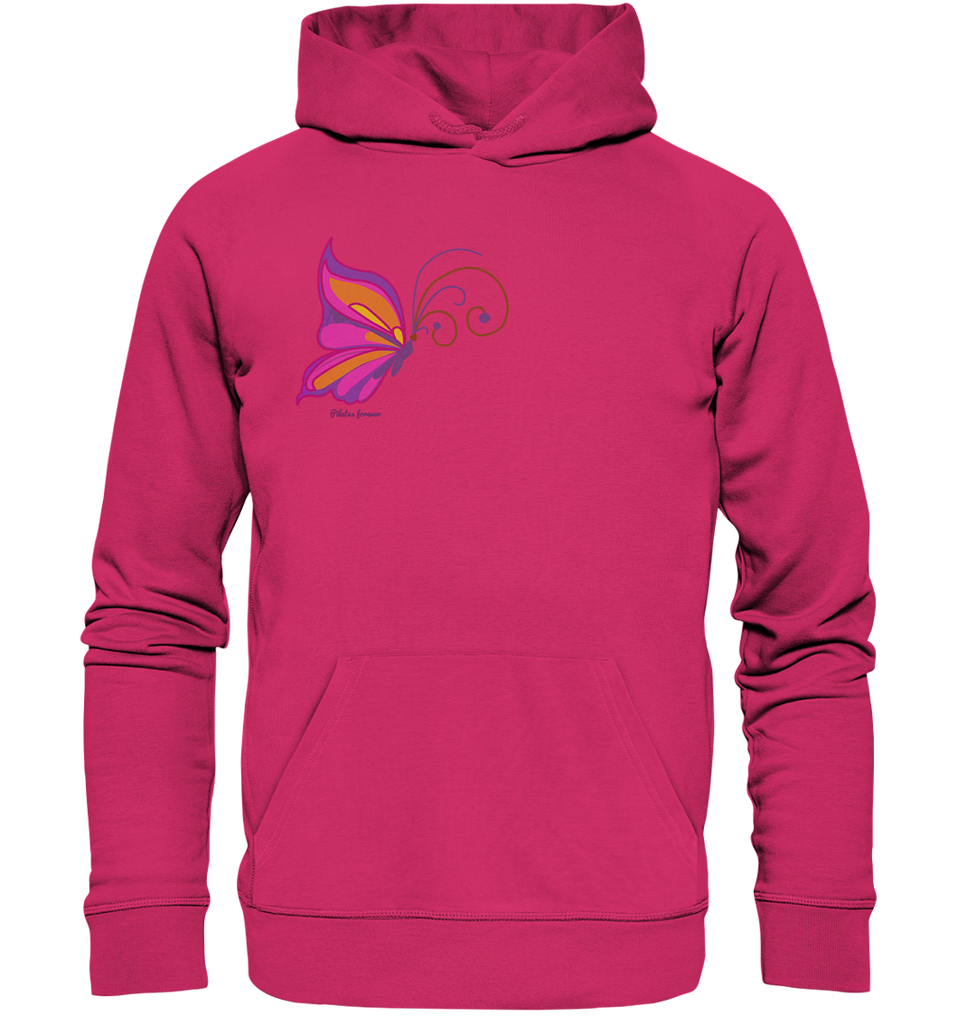 Das Glück ist ein Schmetterling  - Ladies Organic Basic Hoodie