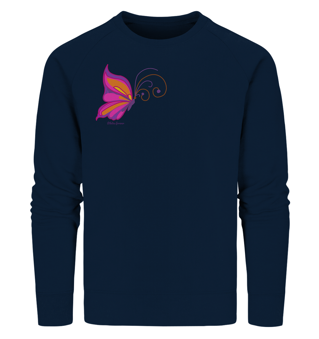 Das Glück ist ein Schmetterling  - Ladies Organic Sweatshirt